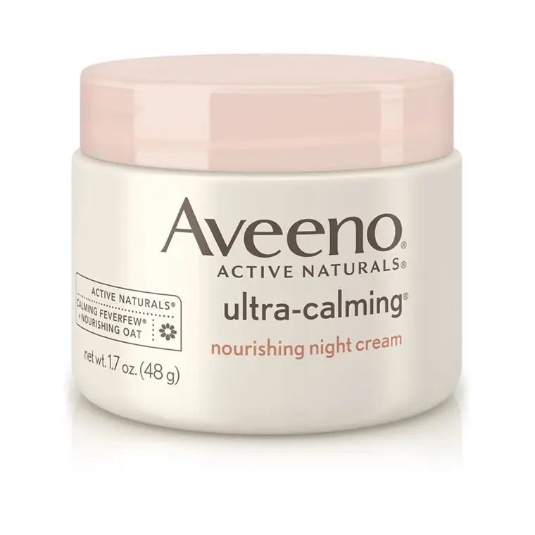 Best Moisturizer for Tretinoin - Aveeno Ultra-Calming Nourishing Night Cream